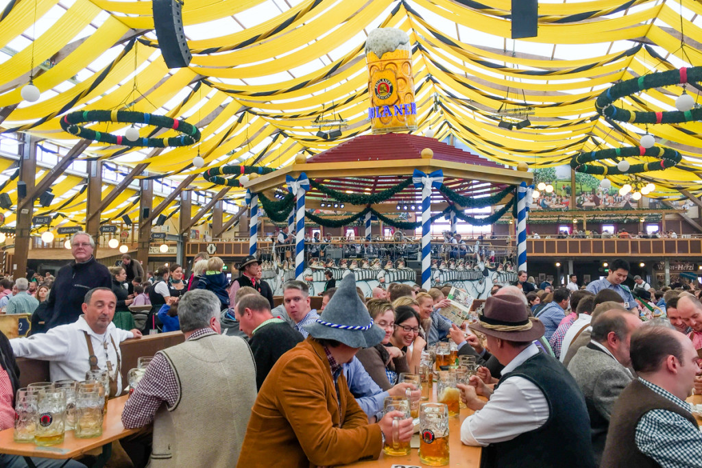 Paulaner beer tent Oktoberfest Munich
